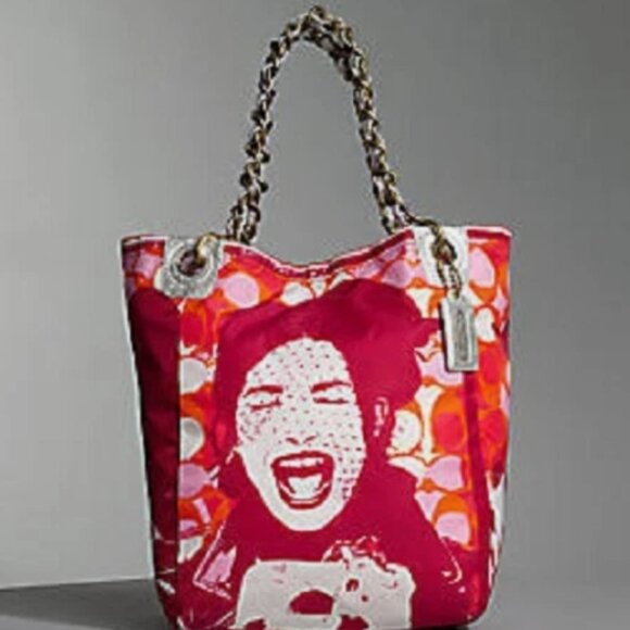 Coach Laughing Girl Parker Limited Edition Tote - Picture 1 of 9